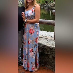 Size small. Three pink hearts dress